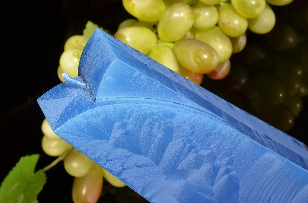 Adele Candle, Blue Polymico, height: 18cm