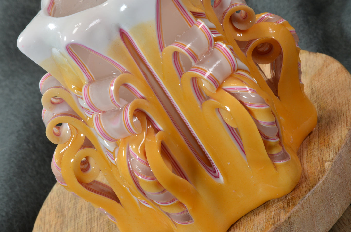 Kollektion 2025: Exklusive Schliffkerze, Höhe: 11 cm, Breite: 10 cm - s/n: 51804