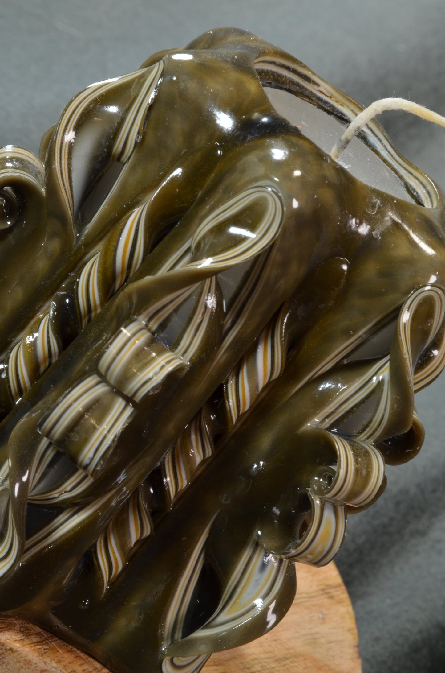 Kollektion 2025: Exklusive Schliffkerze, Höhe: 11 cm, Breite: 10 cm - s/n: 51816