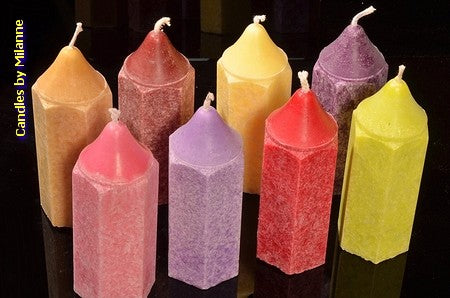 Set van 11 stuks heerlijk ruikende GEURKAARSEN in Potlood Vorm