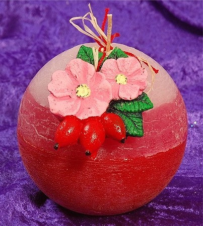 Mega Wilde Rozen GEURKAARS 12 cm, Kogelkaars