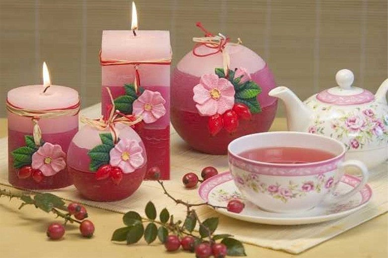 Mega Wilde Rozen GEURKAARS 12 cm, Kogelkaars