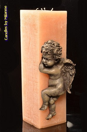Kerzenengel, GROß, Rechteck 4 Dochte, 13x13x25 cm
