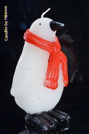 Pinguinkerze, H: 14 cm